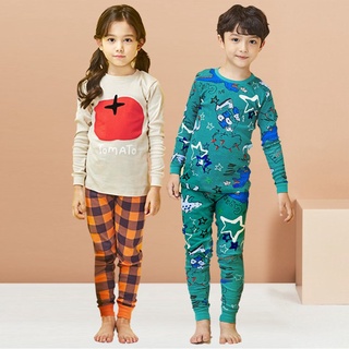 Bộ đồ quần áo dài tay cotton mùa thu đông cho bé trai và bé gái Unifriend Hàn Quốc U2021-c thumbnail