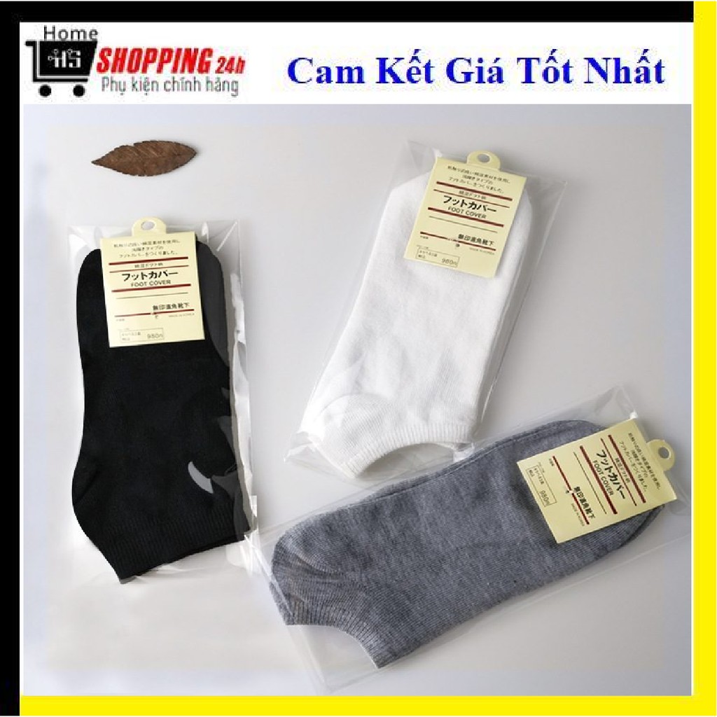 Tất trơn cổ ngắn  Vớ nam nữ chuẩn xuất Nhật