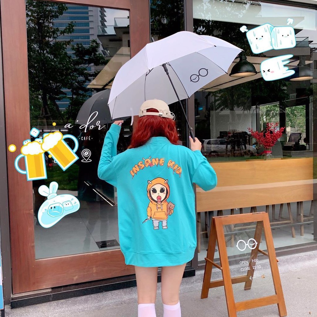 [deal] ÁO CARDIGAN XANH CHẤT LIỆU ÁO KHOÁC NỈ HOODIE DÁNG RỘNG CÚC CÀI HOT 2021 | BigBuy360 - bigbuy360.vn