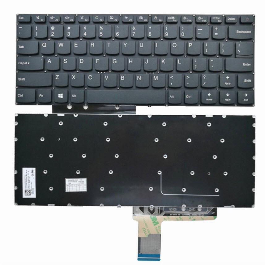 Bàn phím laptop Lenovo Ideadpad 110-14, 110-14AST, 110-14IBR – 110-14IBR (CÁP GIỮA) - Có nút nguồn