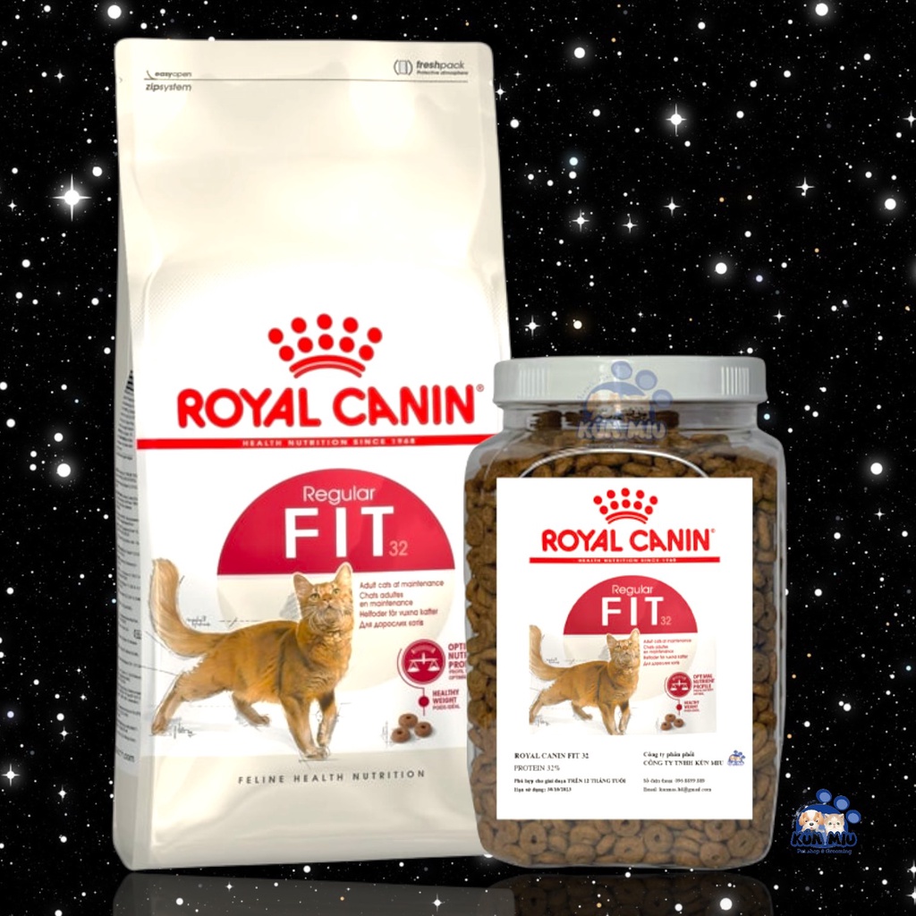 Thức ăn Pháp nhiều đạm dành cho mèo trưởng thành Royal Canin Fit