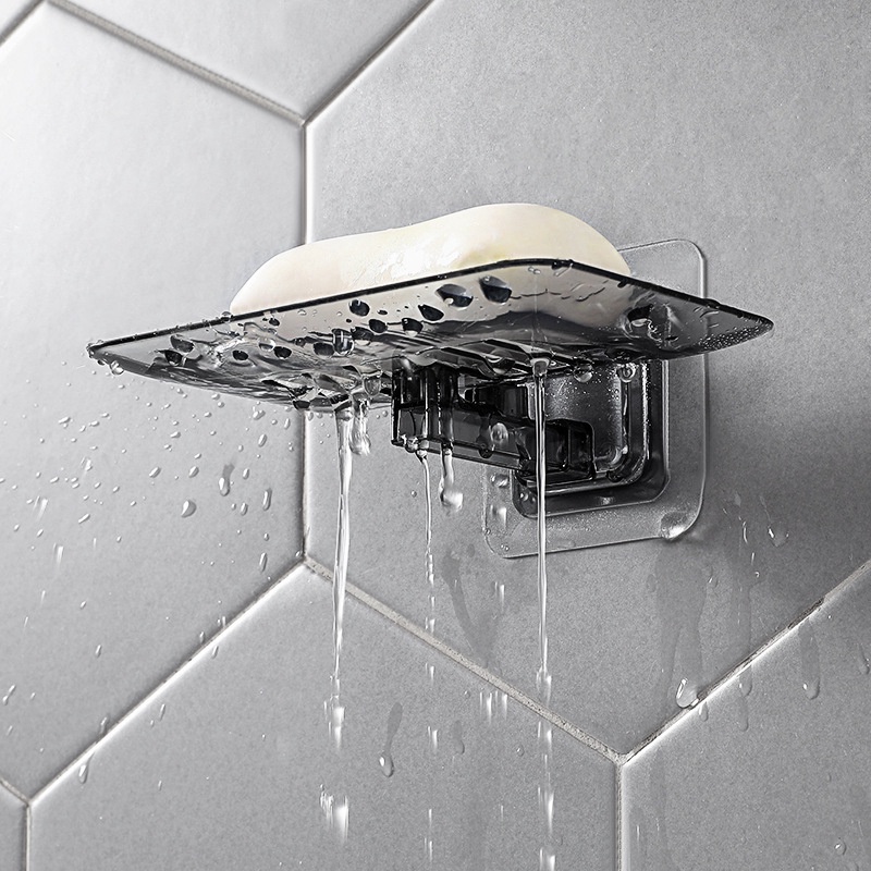 Giá Đỡ Xà Phòng / Miếng Bọt Biển Gắn Tường Tiện Dụng Cho Phòng Tắm