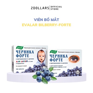 Viên uống bổ mắt sáng mắt blueberry forte - nga