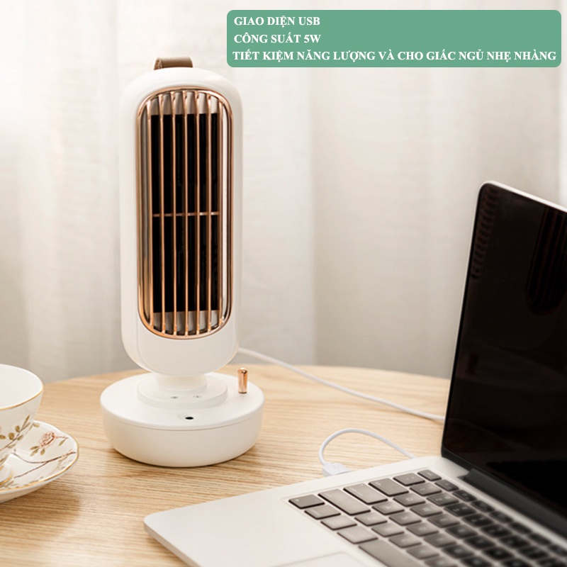 USB Quạt quạt để bàn văn phòng quạt tích điện quạt hơi nước quạt mini phun sương máy tạo độ ẩm
