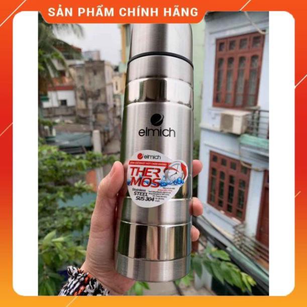 Bình giữ nhiệt Elmich 5196 inox 304 500ml, 750ml, 1000ml nhập khẩu Séc