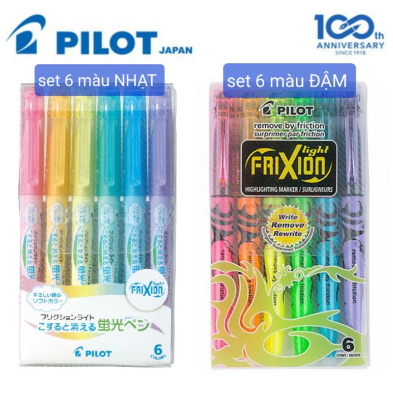 BÚT DẠ QUANG XÓA ĐƯỢC - PILOT FRIXION LIGHT