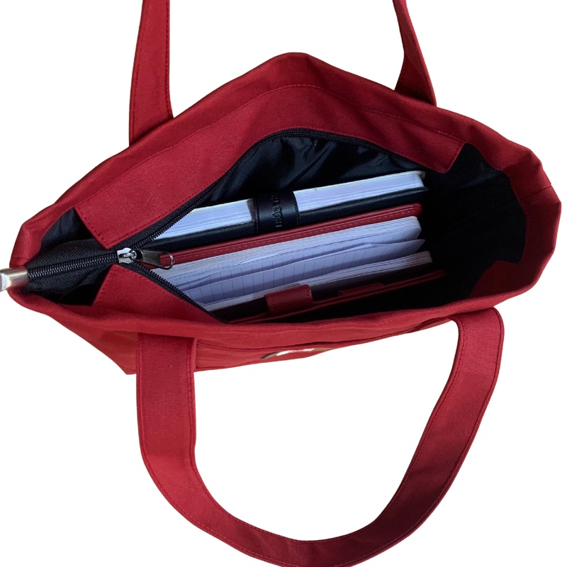 Túi xách nữ, túi đeo chéo nữ dáng hộp vải canvas cao cấp, có khóa miệng kiểu dáng thời trang hàn Quốc TUCANVAS TCV23