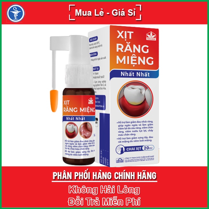 Xịt Răng Miệng Nhất Nhất 20ml - Hỗ Trợ Làm Giảm Đau Nhức Răng - Yes