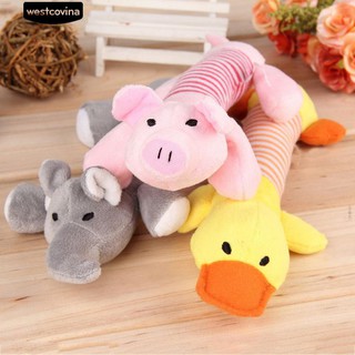 Đồ Chơi Gối Ôm Vịt/Heo Nhồi Bông Cho Chó Mèo