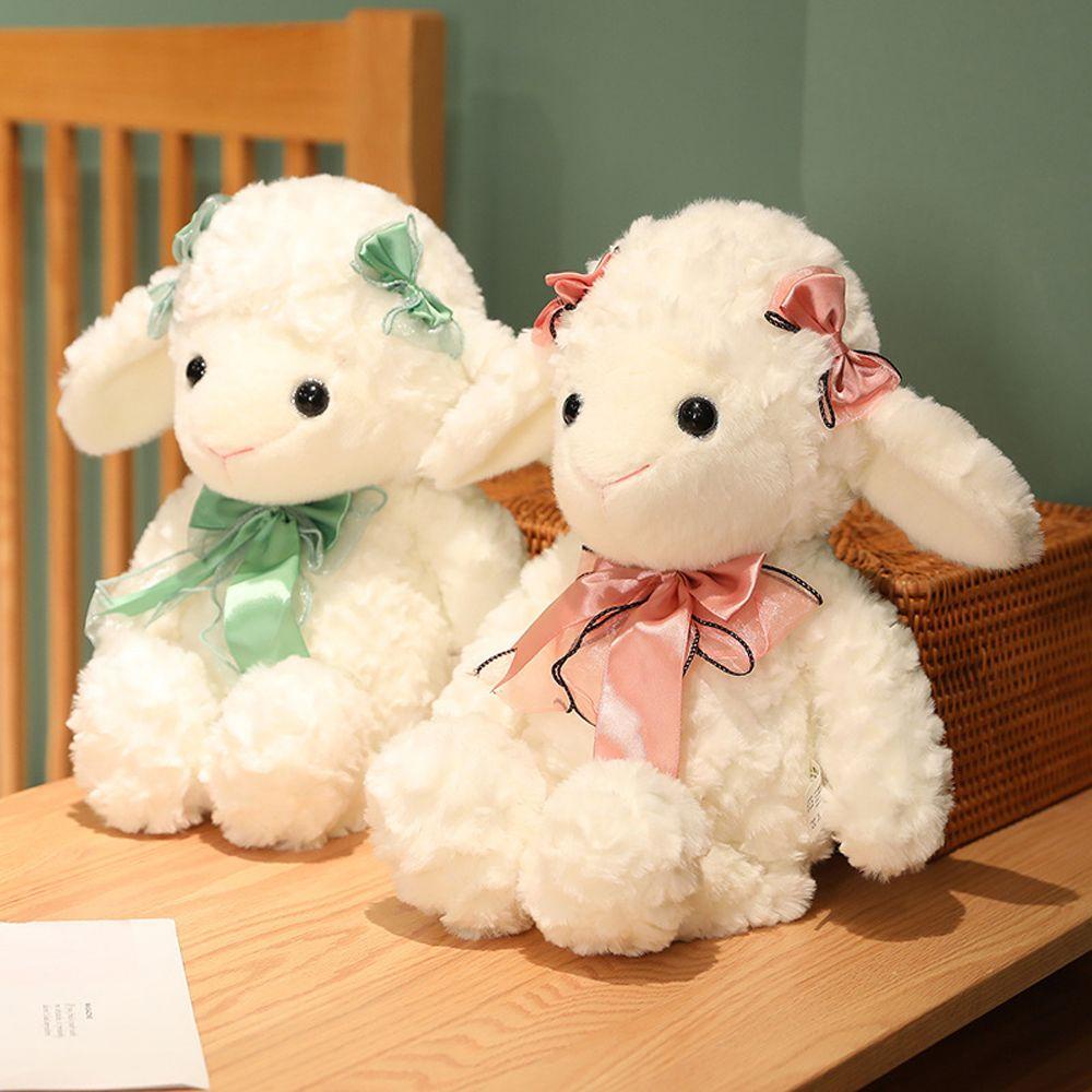 LANFY Cừu Nhồi Bông Mềm Mại Xinh Xắn Dành Cho Bé