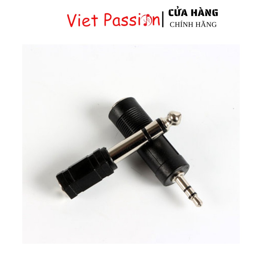 Jack chuyển đổi tín hiệu từ 3,5mm ra 6,5mm hoặc 6,5mm ra 3,5mm chất liệu nhựa Viet Passion