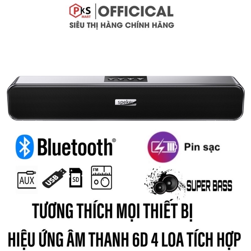 Loa Bluetooth Vi Tính SUPER BASS SPEKER A36 Sử Dụng Cho Máy Tính Laptop Điện Thoại Máy Tính Laptop Bảo Hành Lỗi Đổi Mới