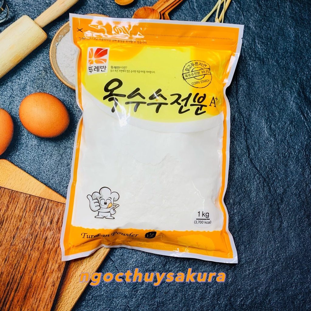 BỘT NGÔ NGUYÊN CHẤT HÀN QUỐC 1KG