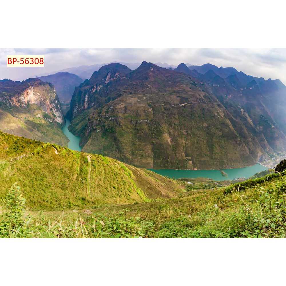 Tranh dán tường tổng hợp địa danh Việt Nam 3D in theo kích thước yêu cầu – Không giới hạn kích thước.