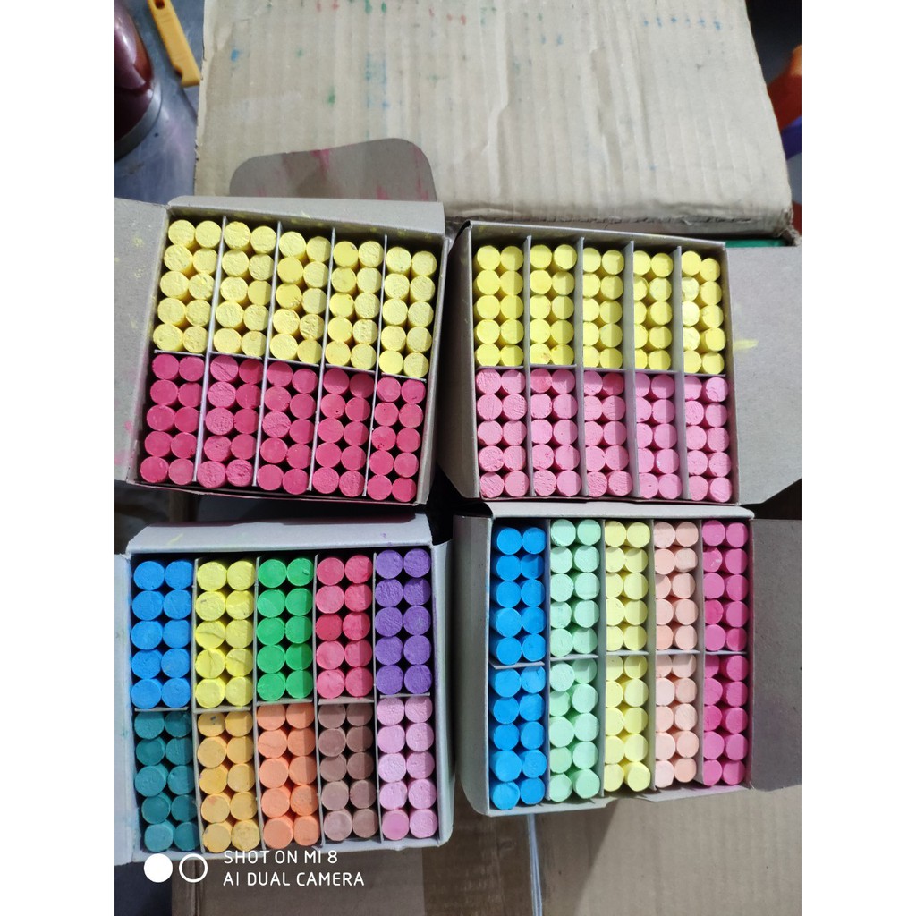 PHẤN BẢNG KHÔNG BỤI HI CHALK - phấn màu đủ loại
