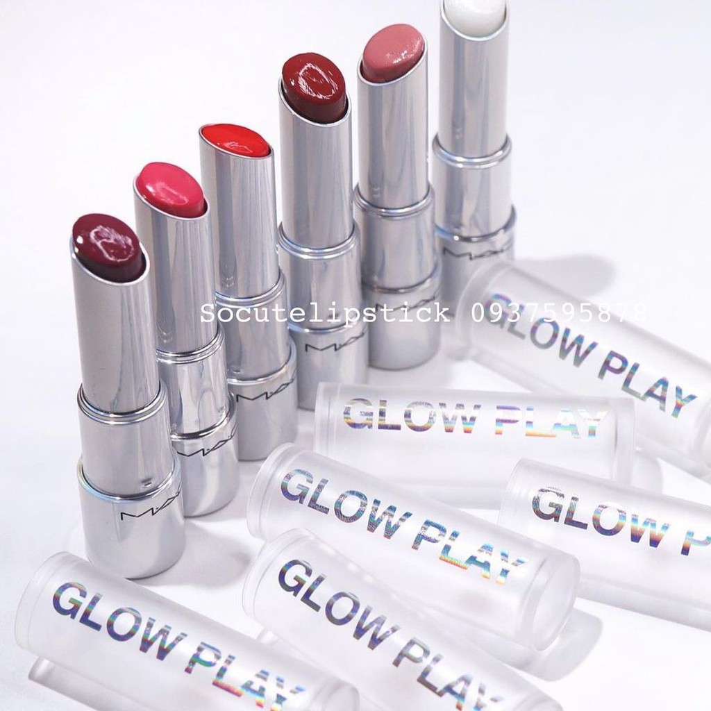 Son Dưỡng MAC Glow Play Lip Balm Mới 2020 Màu Rouge Awakening