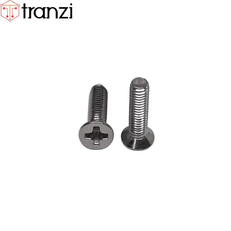 Vít bake đầu bằng thân bu lông inox 304 M3x12 - túi 50 cái