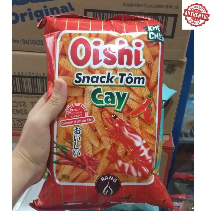 Bim bim Oishi các vị gói 80g
