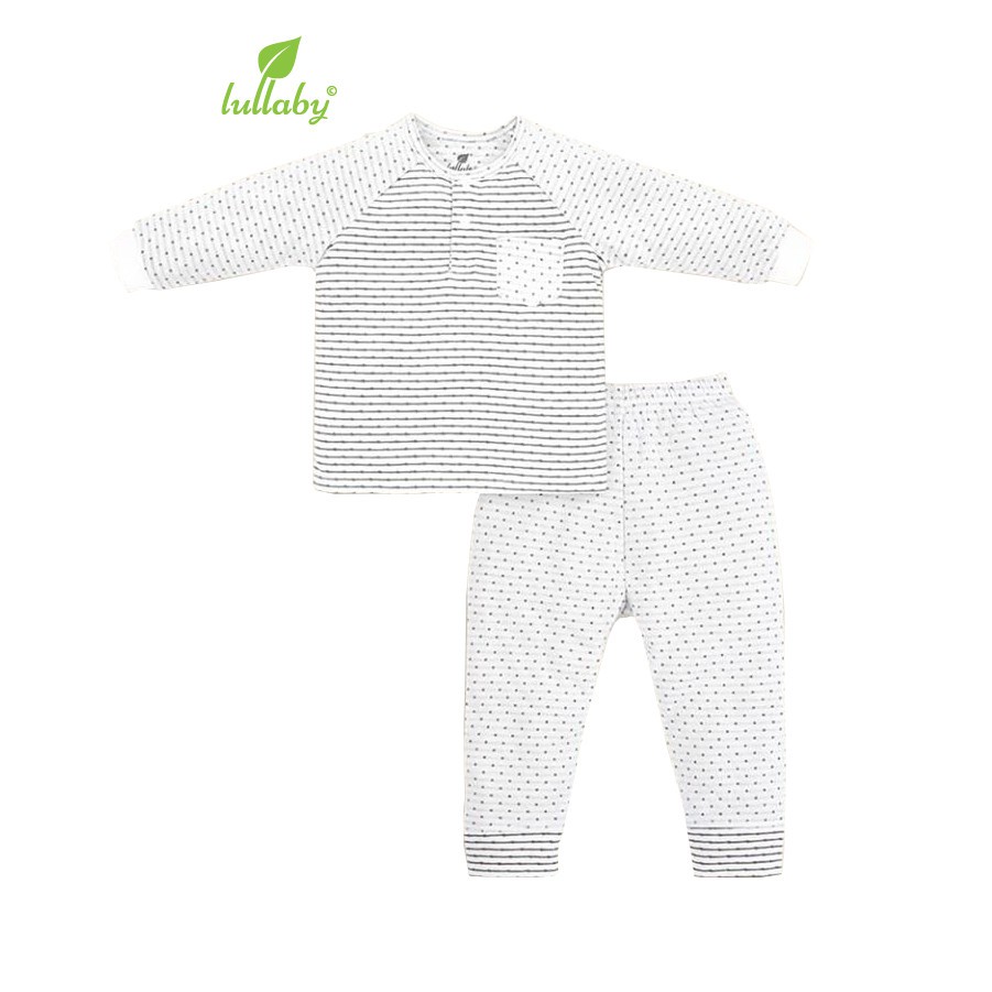 LULLABY - Bộ dài tay raglan thu đông Double face bé trai/bé gái NH2930-19 NH04-18