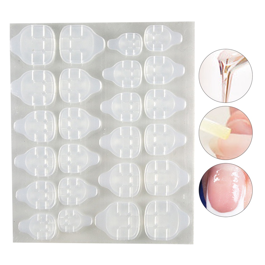 Băng Keo Dán Móng Giả Hai Mặt Trong Suốt Dùng Cho Salon