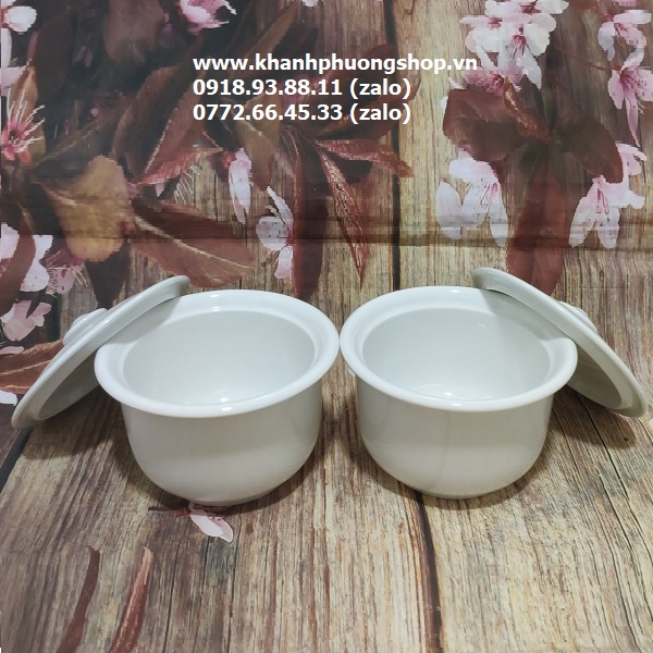 Thố chưng tổ yến sứ trắng Minh Long - thố chưng tổ yến sứ minh long