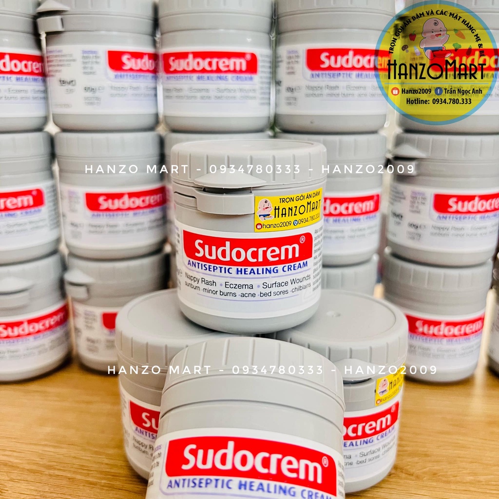 Sudocrem [UK] Kem Hỗ Trợ Trị Hăm Tã Cho Trẻ Từ Sơ Sinh, 60g
