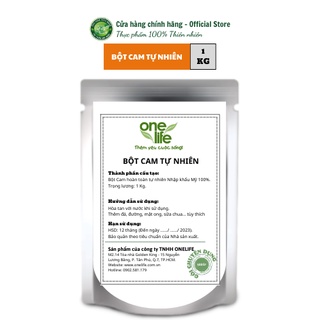 Nguyên Liệu Bột Cam Tự Nhiên ONELIFE (Nhập khẩu 100% từ Mỹ)
