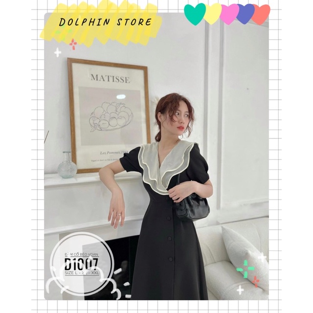 BIGSIZE Đầm đen bigsize