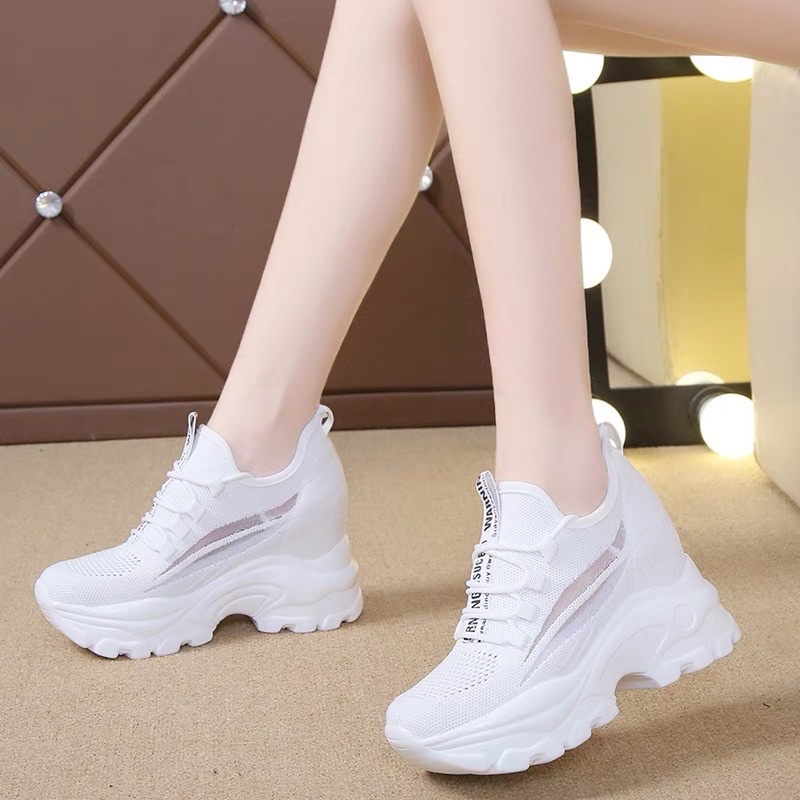 Giày thể thao đế độn nữ 9cm