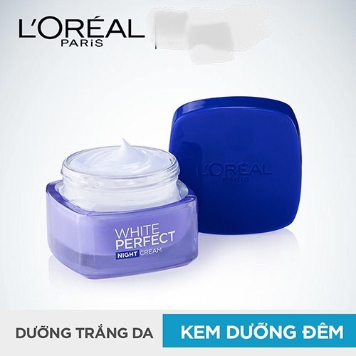 Kem dưỡng da trắng mượt đều màu ngày và đêm L'Oreal Paris White Perfect 50mlx2