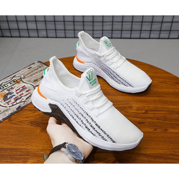 Giày nam thể thao sneakers v7 SDINA vải thoáng khí (Có 2 Màu)