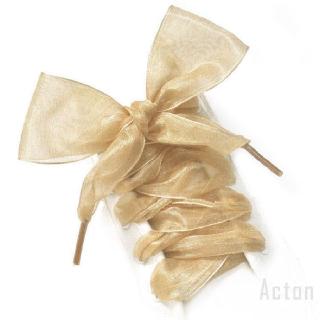 Dây giày vải lụa satin nhiều màu sắc