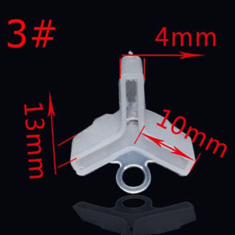 MUVAKO Bộ 50 Vỏ Bọc Móc Câu Cá Bằng Nhựa Màu Trắng Nhỏ Gọn Tiện Dụng