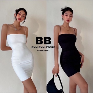 Đầm hai dây body ôm đẹp 2s