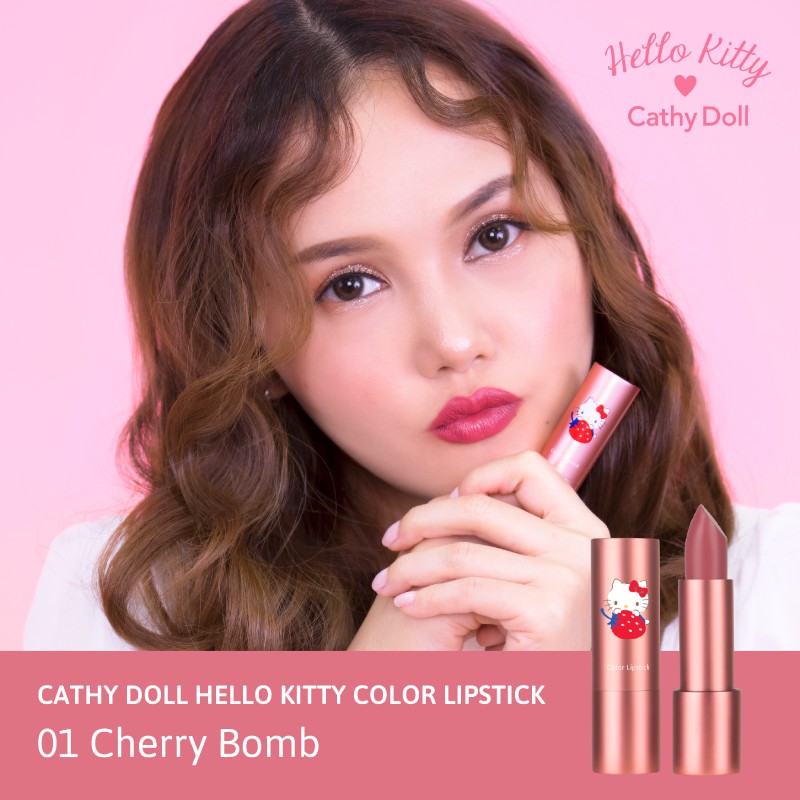 Son Thỏi Hello Kitty Cathy Doll Color Lipstick 3.5g