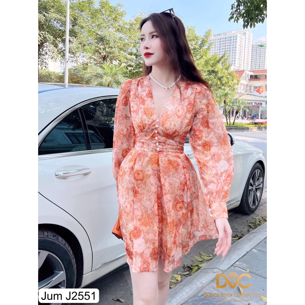 JUM HOA HỒNG TAY DÀI J2551 - DOLCE VIVA COLLECTION