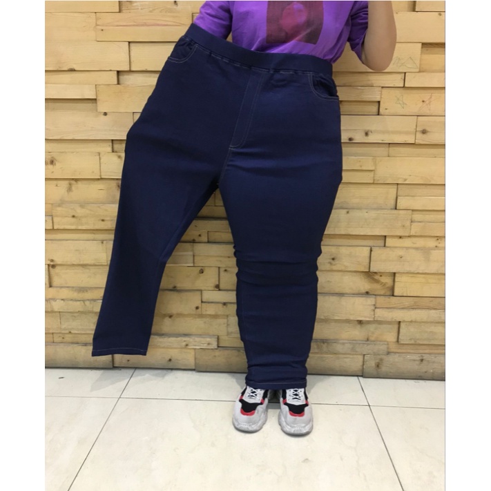 Quần Legging nữ Bigsize giả jean lưng cao nâng mông chất dày dặn co giãn 4 chiềuQS34