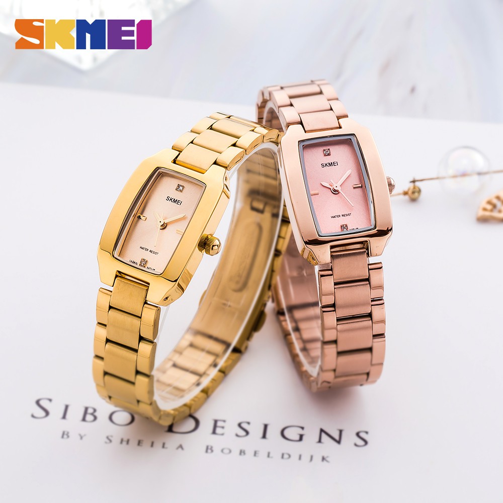 Skmei 1400 Fashion Ladies Quartz Watch Waterproof High Quality Stainless Steel Strap | BigBuy360 - bigbuy360.vn