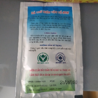 5gr THUỐC/ BÃ TRỪ KIẾN BTK