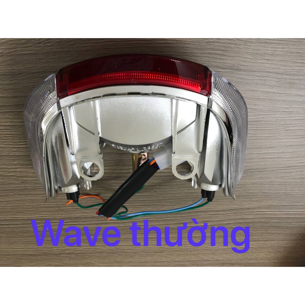 Đèn hậu wave alpha + đuôi bóng ( loại thường )