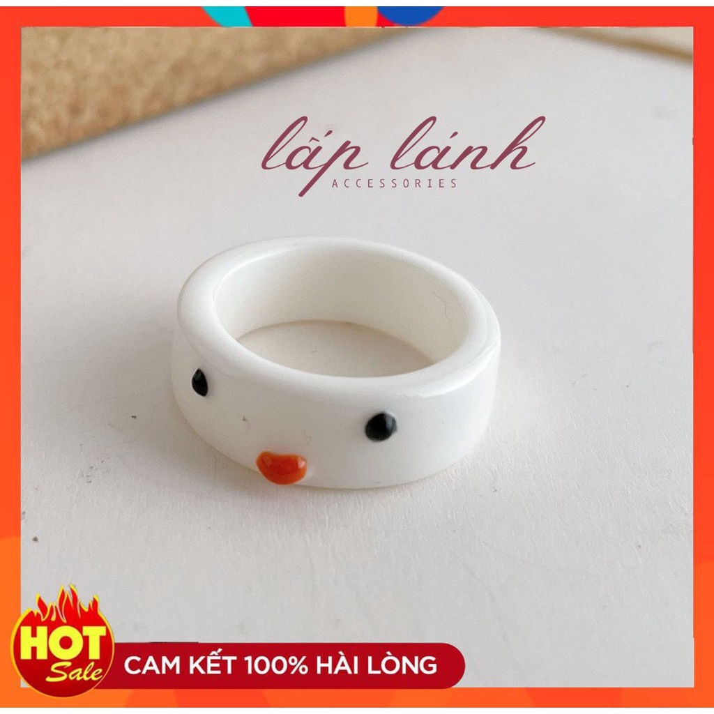 [HOT] NHẪN ĐỦ MÀU HOẠT HÌNH ẾCH VỊT DỄ THƯƠNG VUI NHỘN TRẺ TRUNG THỜI TRANG PHONG CÁCH HÀN QUỐC222NHA02