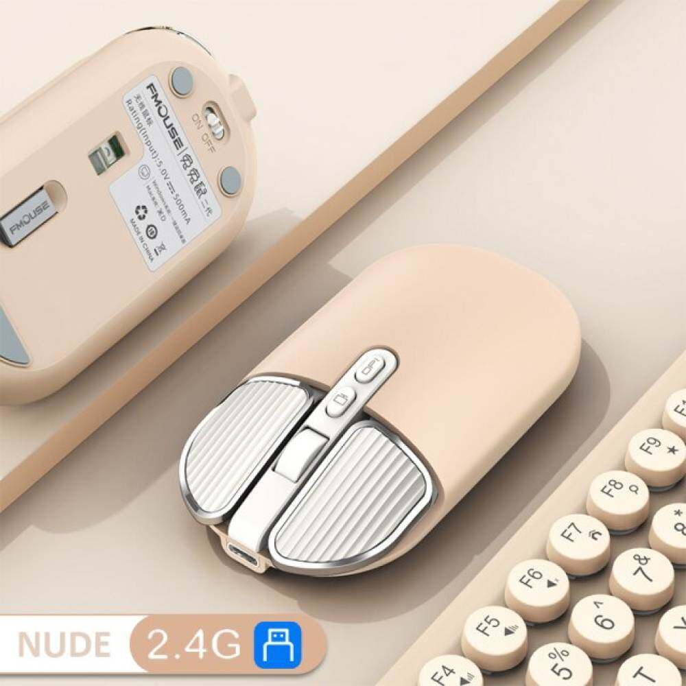 Chuột Không Dây Bluetooth 5.0 2.4G Mới Đáng Yêu Cho PC Notebook Laptop