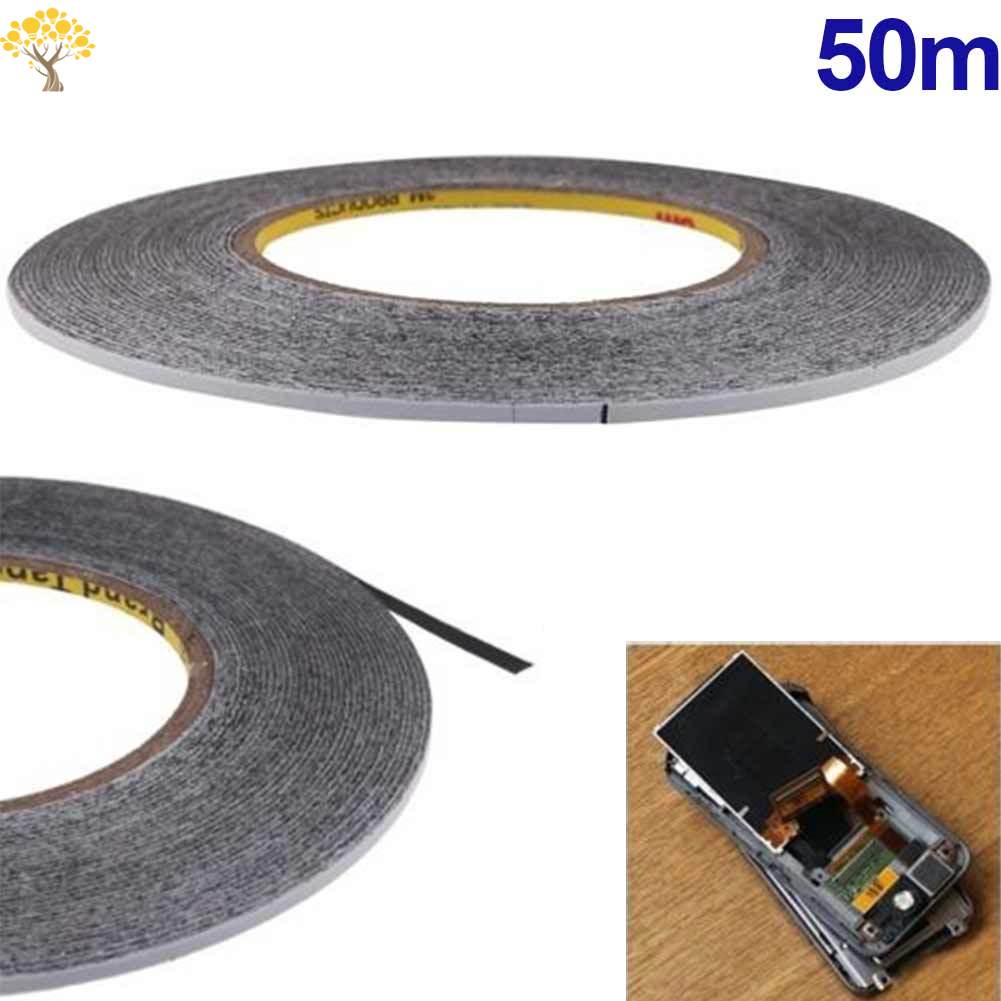 Băng keo hai mặt dán màn hình LCD điện thoại dài 50m/3mm