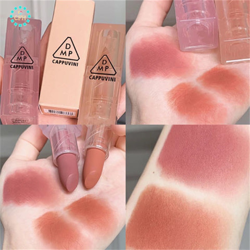 [Hàng mới về] Son môi trang điểm màu lì thời trang nhiều màu sắc tùy chọn/ Mặt nạ môi dành cho phái đẹp