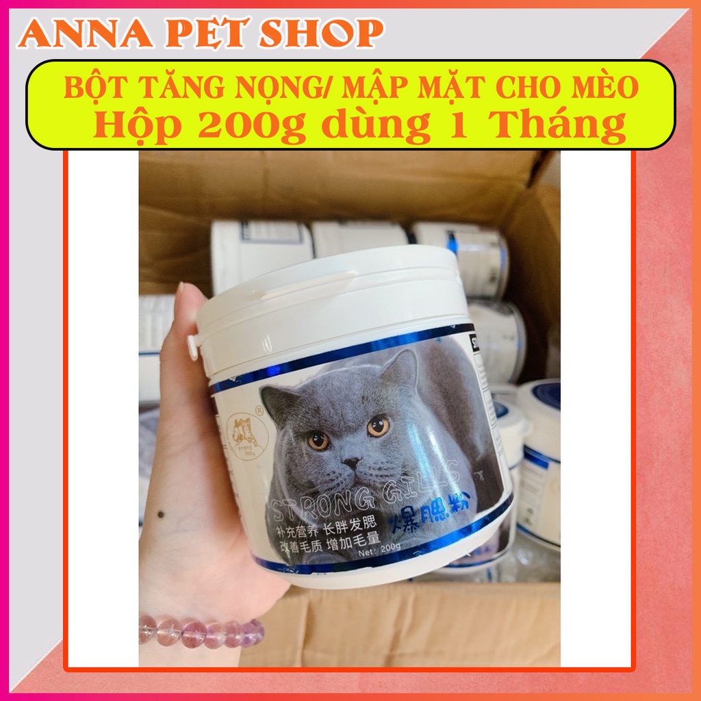 BỘT TĂNG NỌNG/ MẬP MẶT CHO MÈO