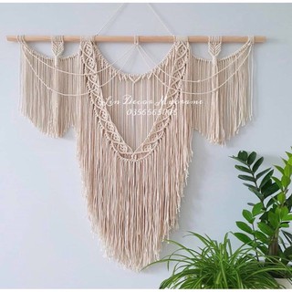 Mành Macrame Treo Tường Decor Nhà Size 1mx1m