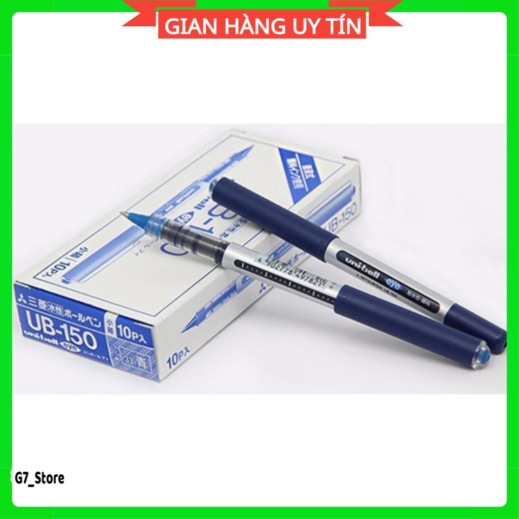 Hộp 10 bút UB150 Uni ball, bút Uni Chính Hãng L1