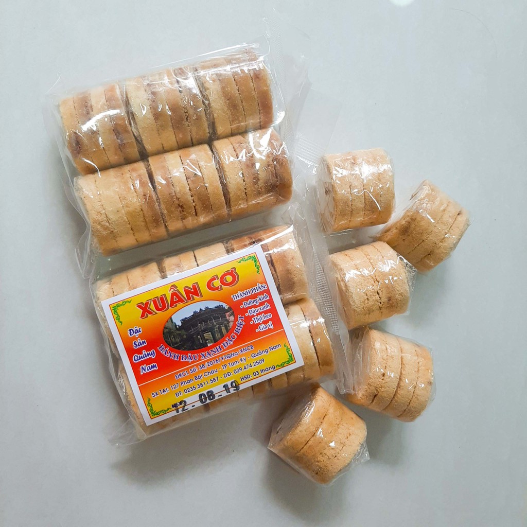 [siêu ngon] BÁNH ĐẬU XANH NHÂN THỊT HEO nướng 160G - Đặc sản Hội An