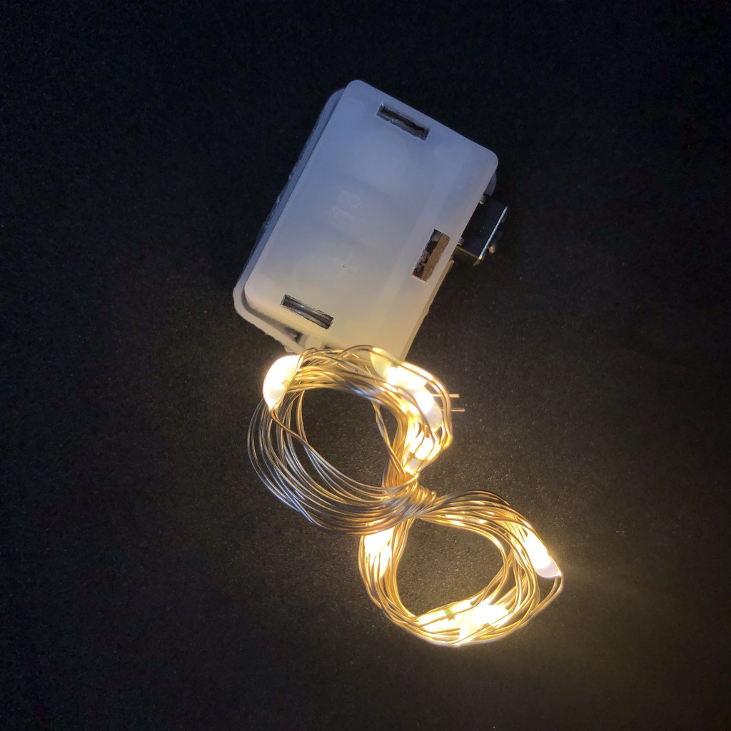 Dây đèn đom đóm LED trang trí - Đèn fairy light đom đóm có sẵn pin dùng được ngay | BigBuy360 - bigbuy360.vn