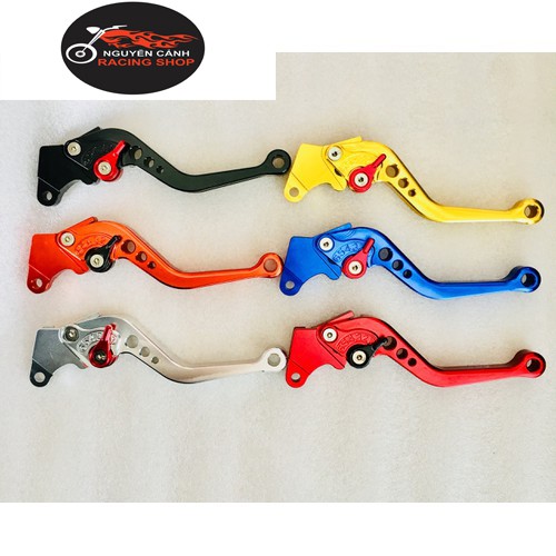 Tay thắng Đùm nhôm chỉnh 6 số CNC dành cho xe Wave,Dream